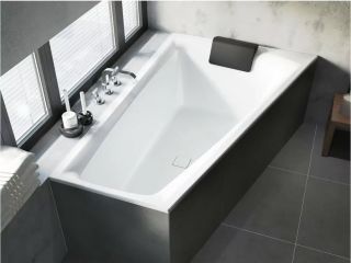 Акриловая ванна Riho Still Smart Fall B102009005 L заполнение через перелив 170х110см белый